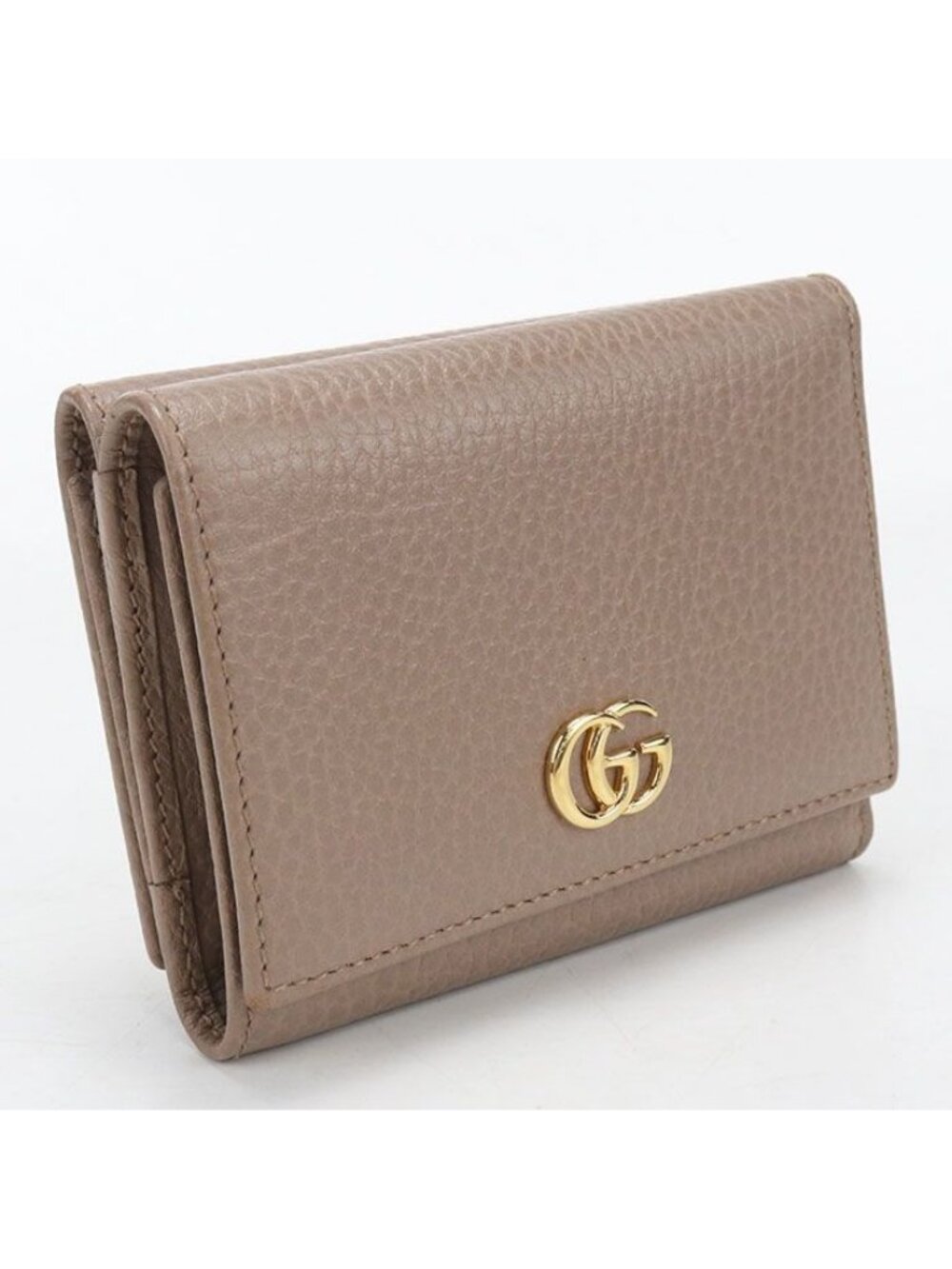 Gucci GG Marmont Trifold Wallet Leather